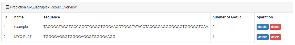 The Seq Overview page (bottom)